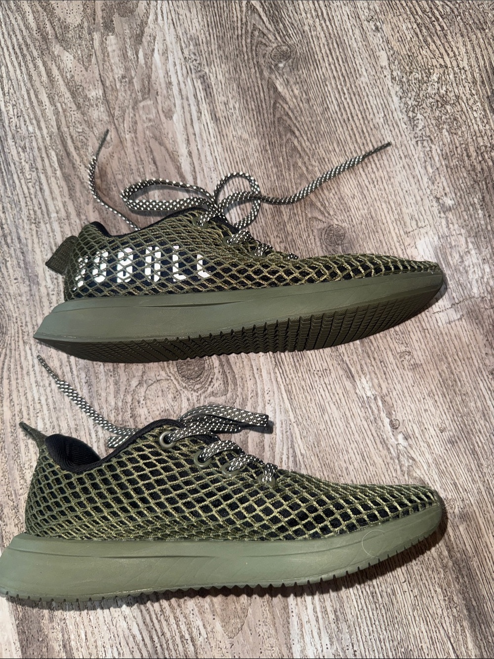 NOBULL Olive Green Mesh Training Sneakers - Picture 6 of 8